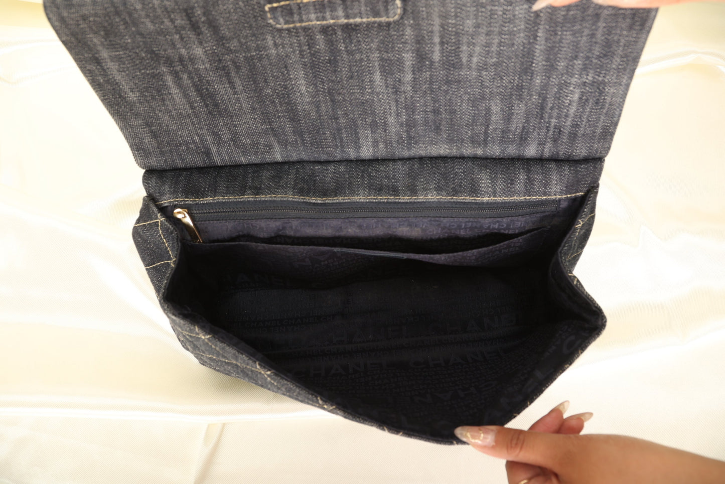 Extremely Rare Chanel Denim Classic Flap