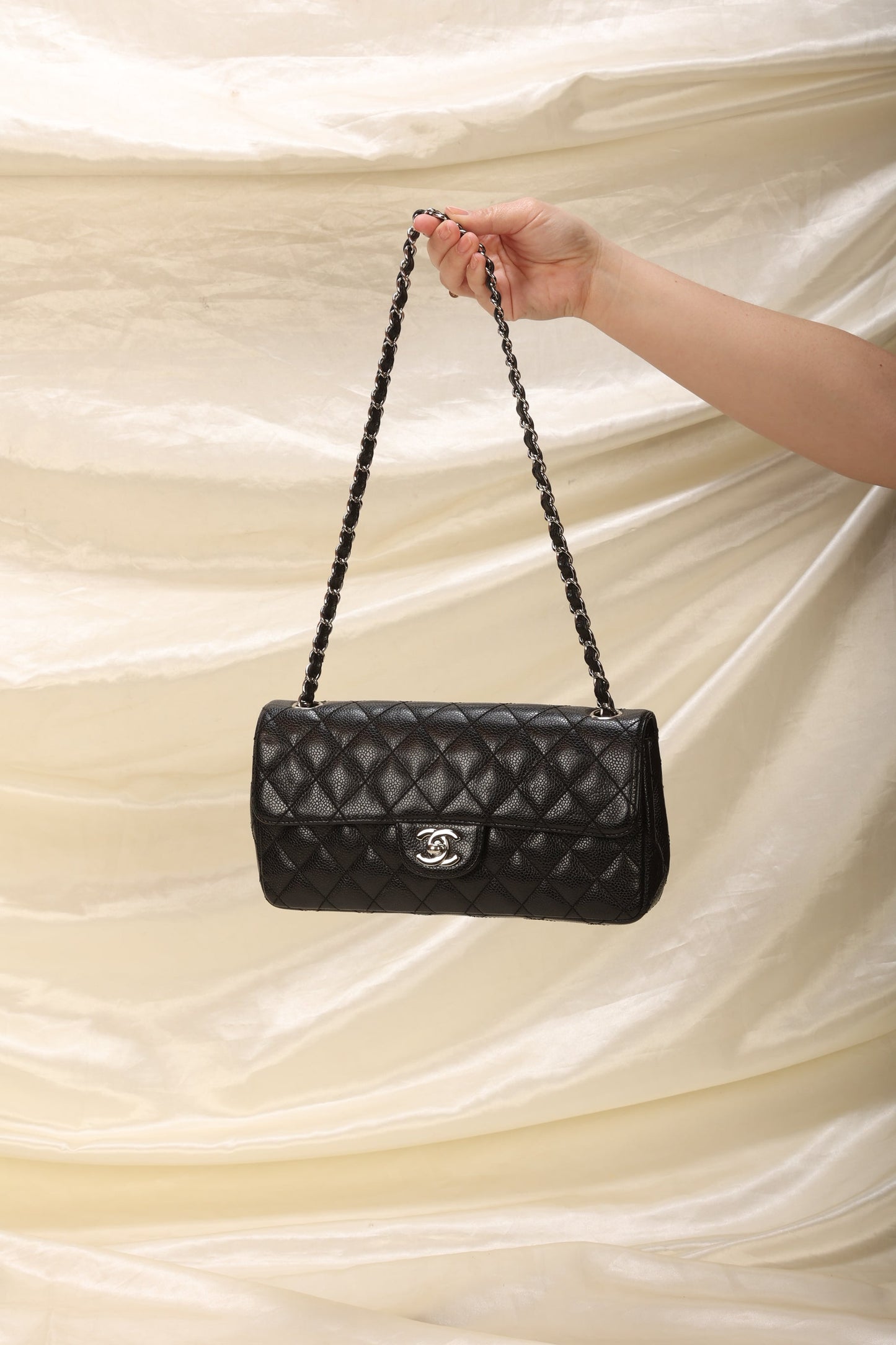 Chanel Caviar East West Flap