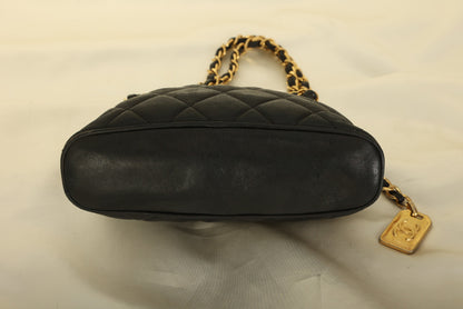 Chanel 1989 Lambskin Mini Zip Tote