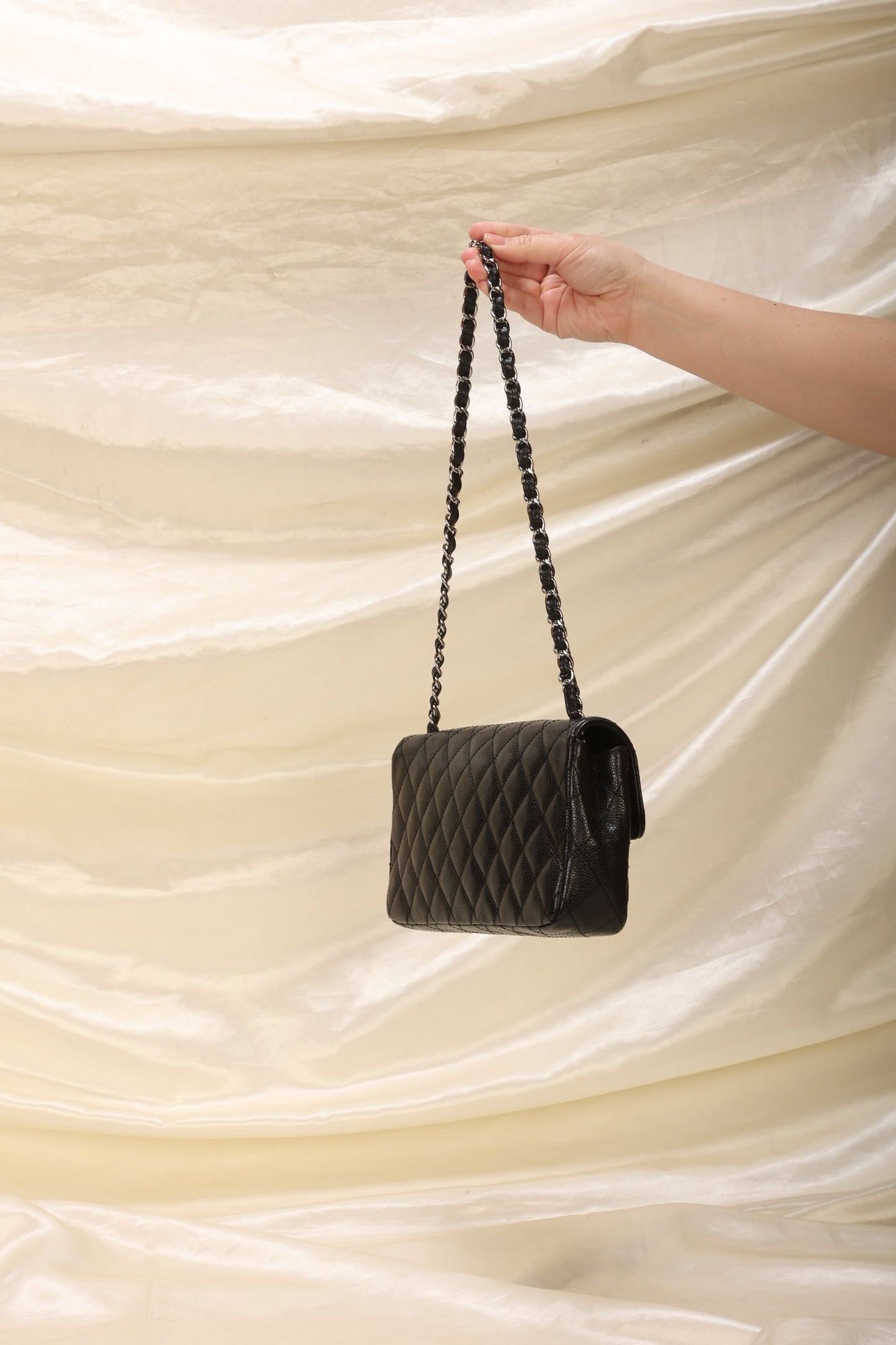 Chanel Caviar East West Flap