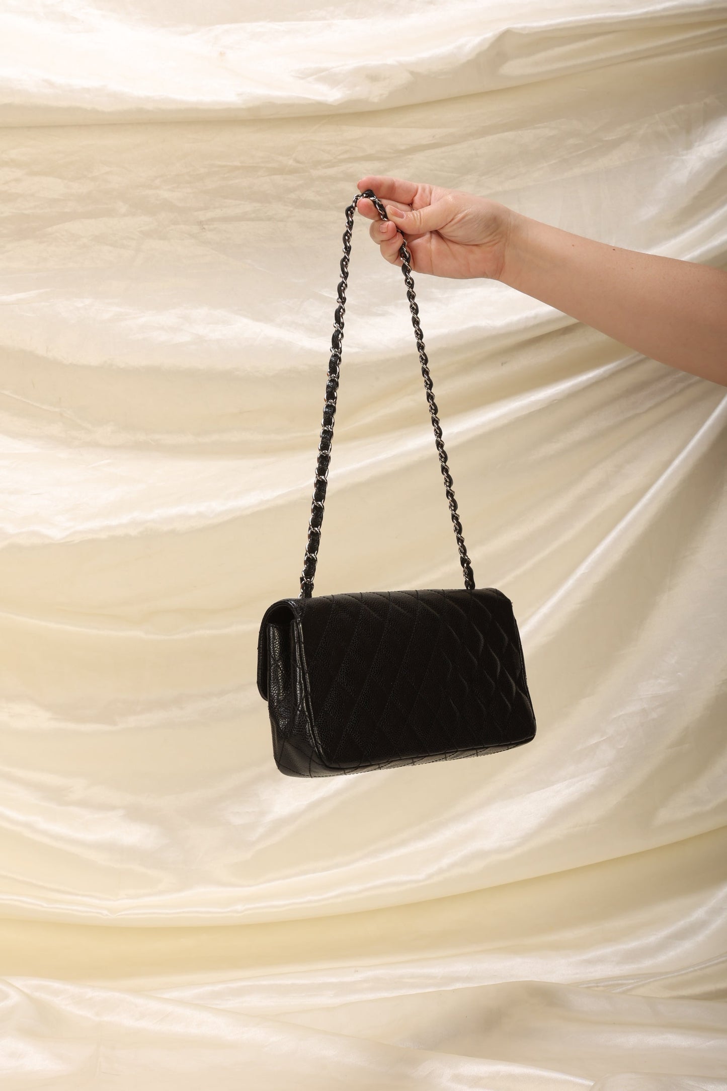 Chanel Caviar East West Flap