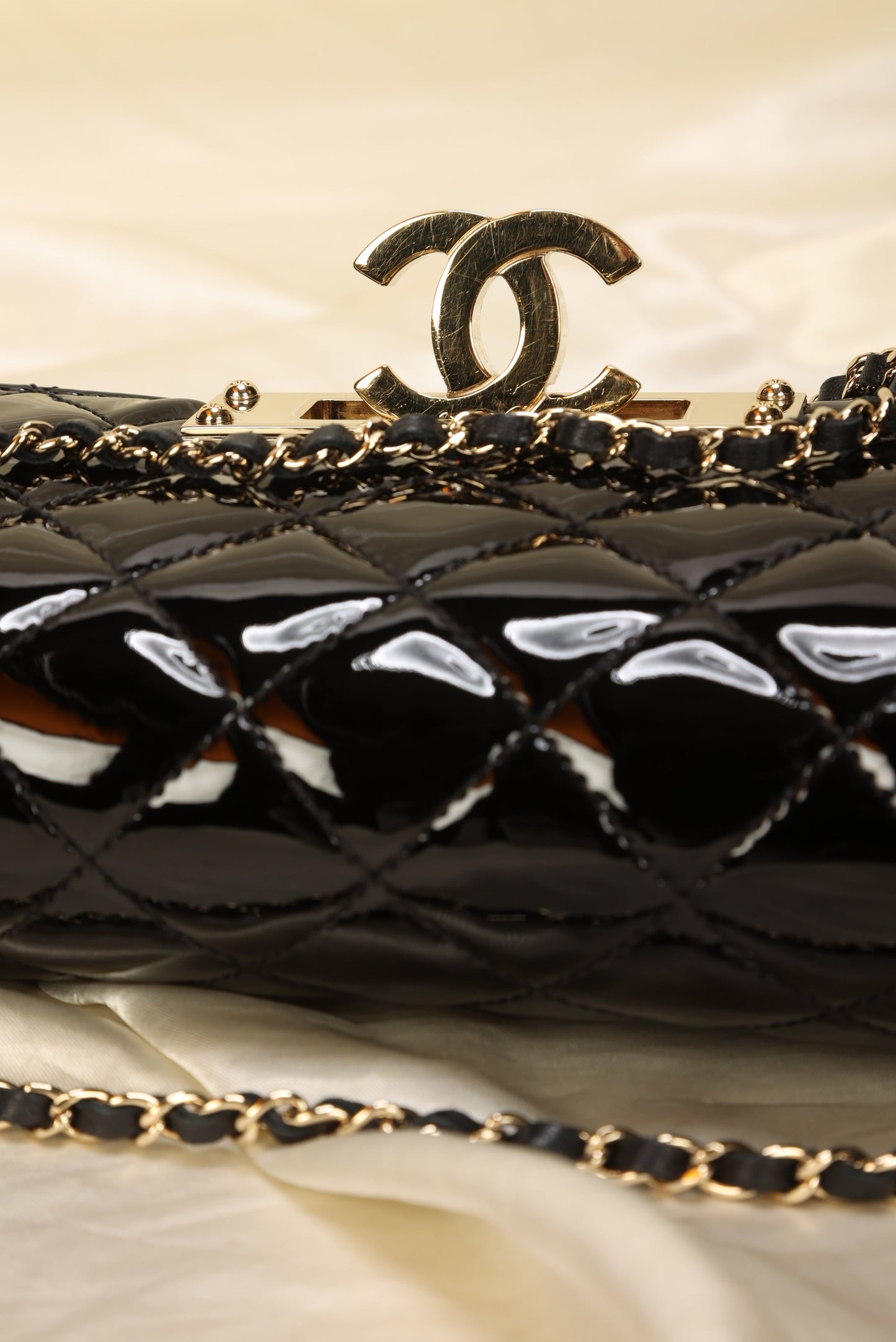 Chanel Patent CC Chain Bag
