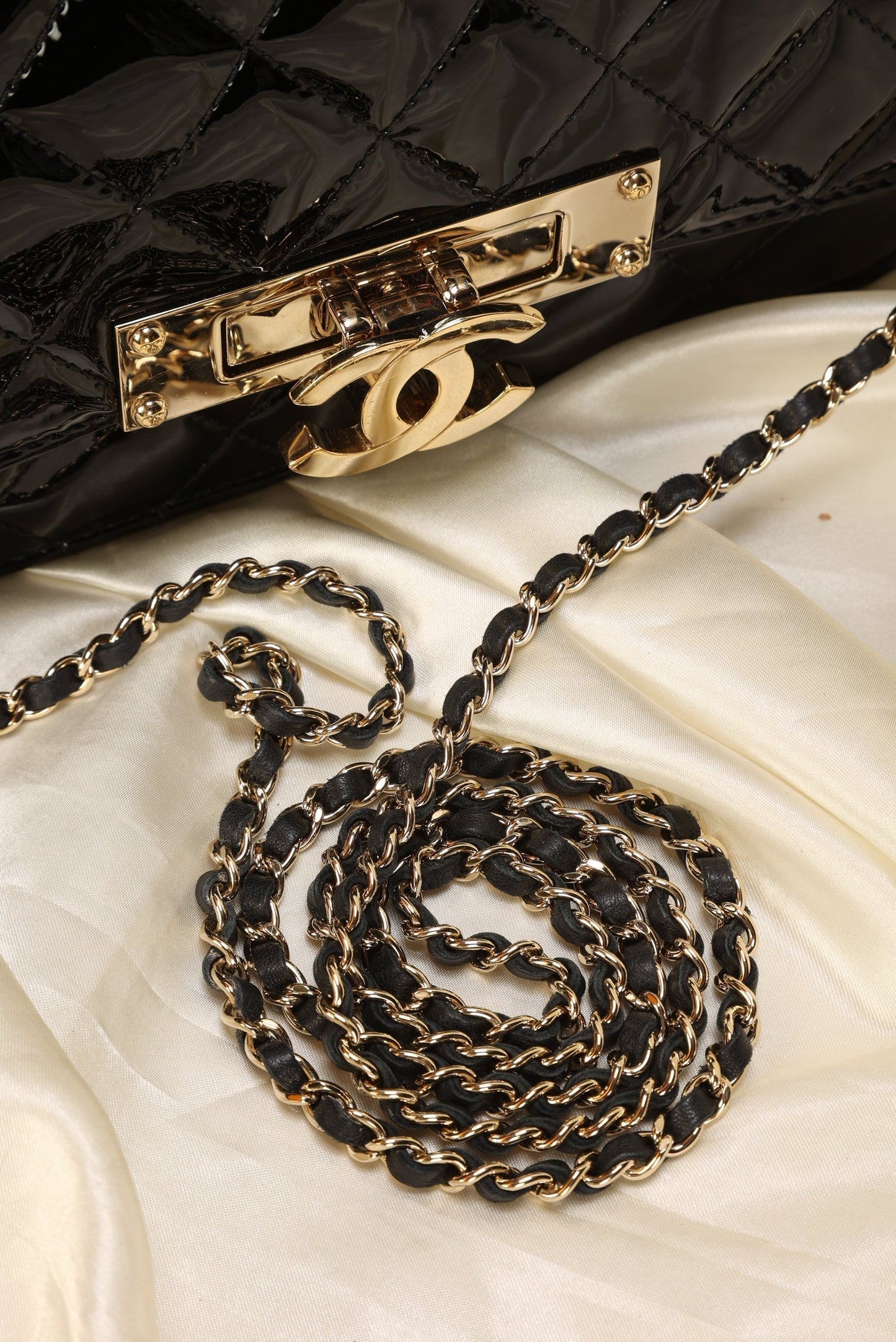 Chanel Patent CC Chain Bag
