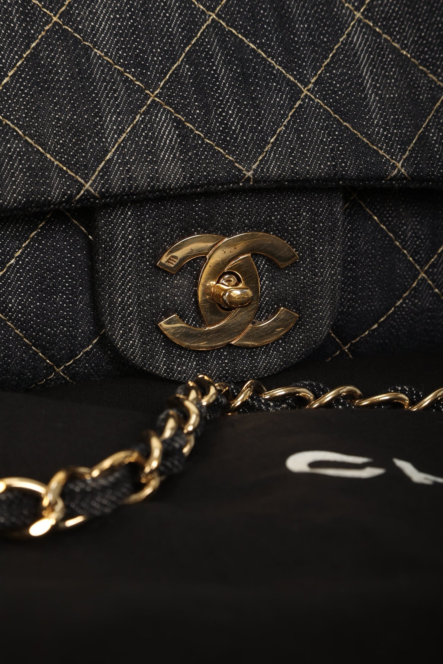 Extremely Rare Chanel Denim Classic Flap