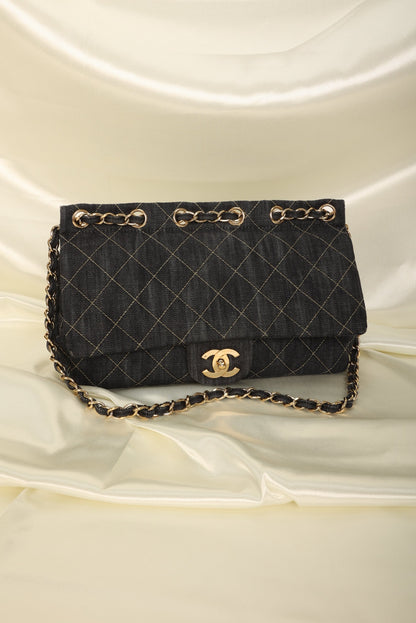 Extremely Rare Chanel Denim Classic Flap