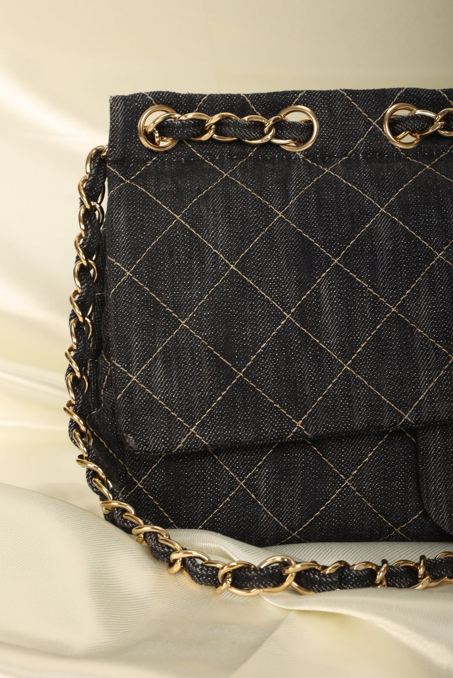 Extremely Rare Chanel Denim Classic Flap