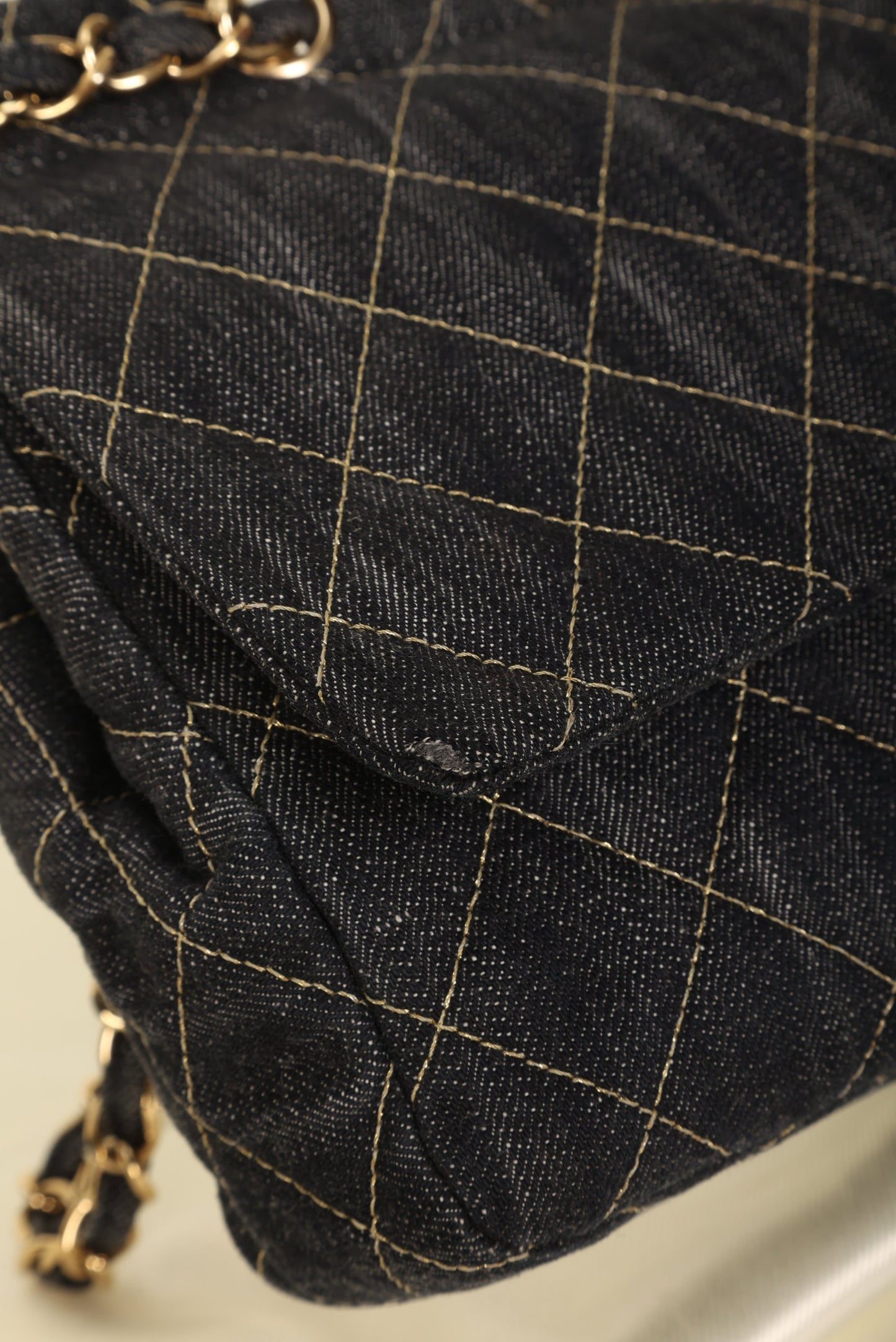 Extremely Rare Chanel Denim Classic Flap