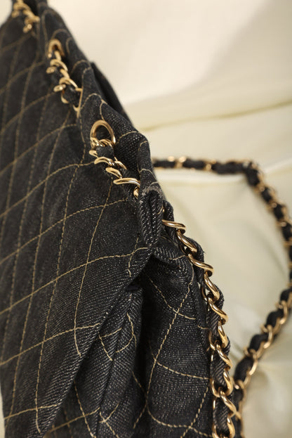 Extremely Rare Chanel Denim Classic Flap
