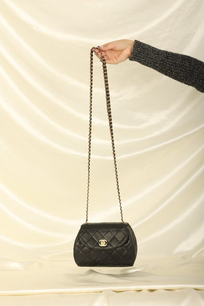 Extremely Rare Chanel 1994 Lambskin Multi Chain Bag