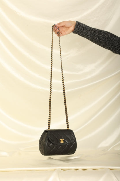 Extremely Rare Chanel 1994 Lambskin Multi Chain Bag