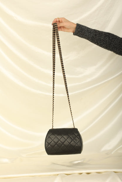 Extremely Rare Chanel 1994 Lambskin Multi Chain Bag