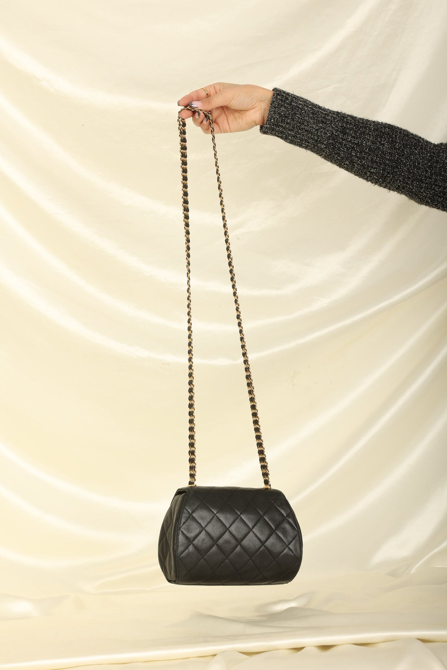 Extremely Rare Chanel 1994 Lambskin Multi Chain Bag