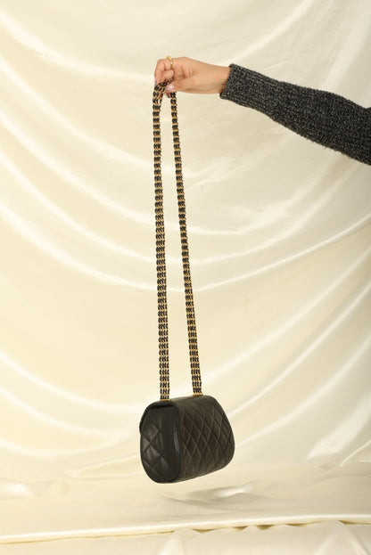 Extremely Rare Chanel 1994 Lambskin Multi Chain Bag