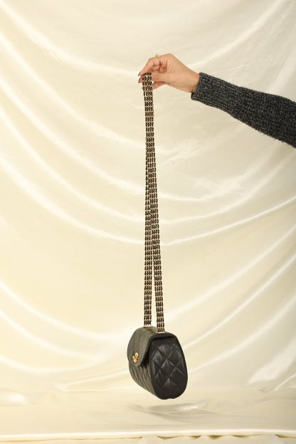 Extremely Rare Chanel 1994 Lambskin Multi Chain Bag