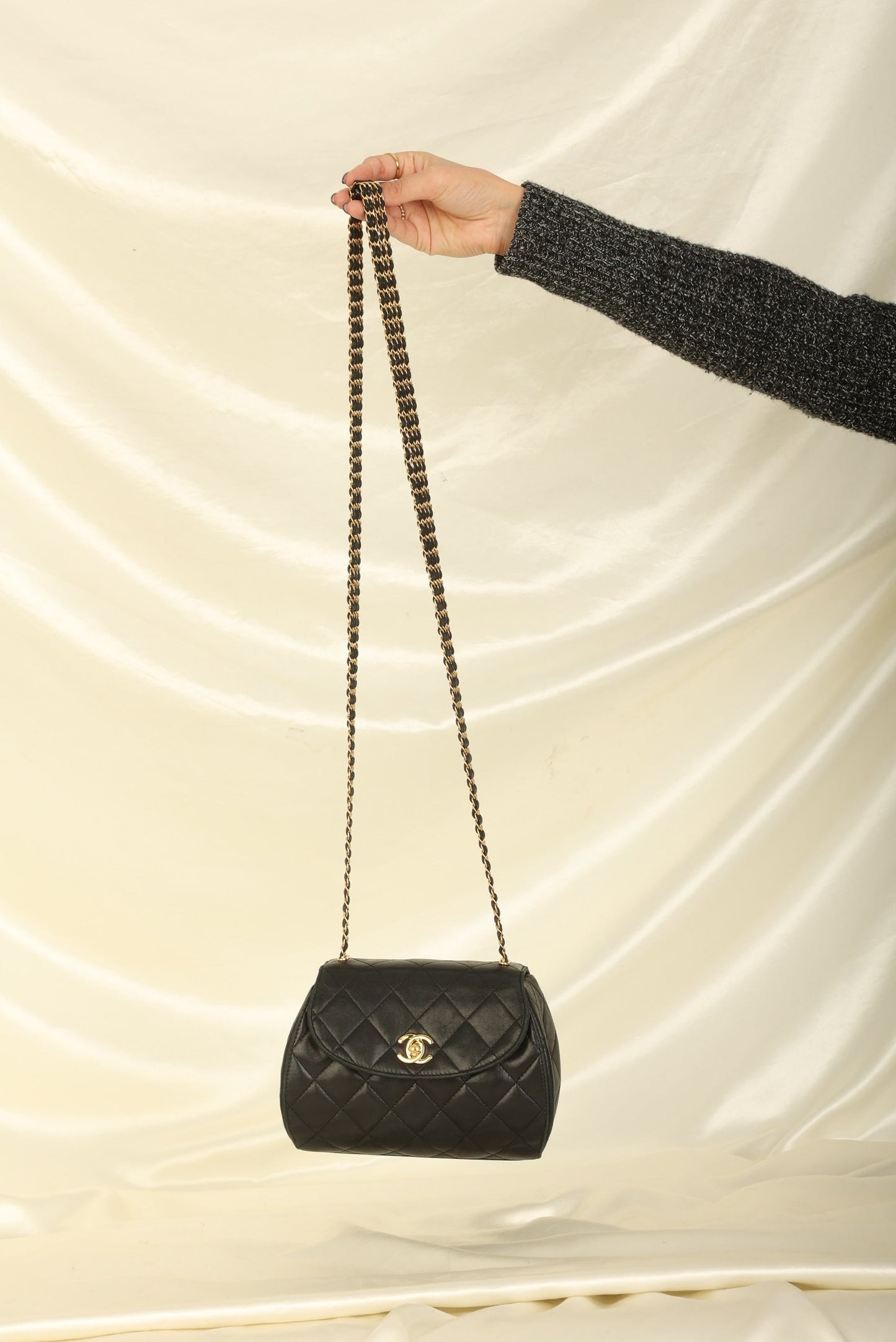 Extremely Rare Chanel 1994 Lambskin Multi Chain Bag