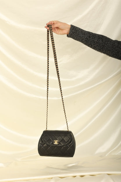 Extremely Rare Chanel 1994 Lambskin Multi Chain Bag