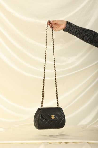 Extremely Rare Chanel 1994 Lambskin Multi Chain Bag