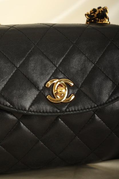 Extremely Rare Chanel 1994 Lambskin Multi Chain Bag