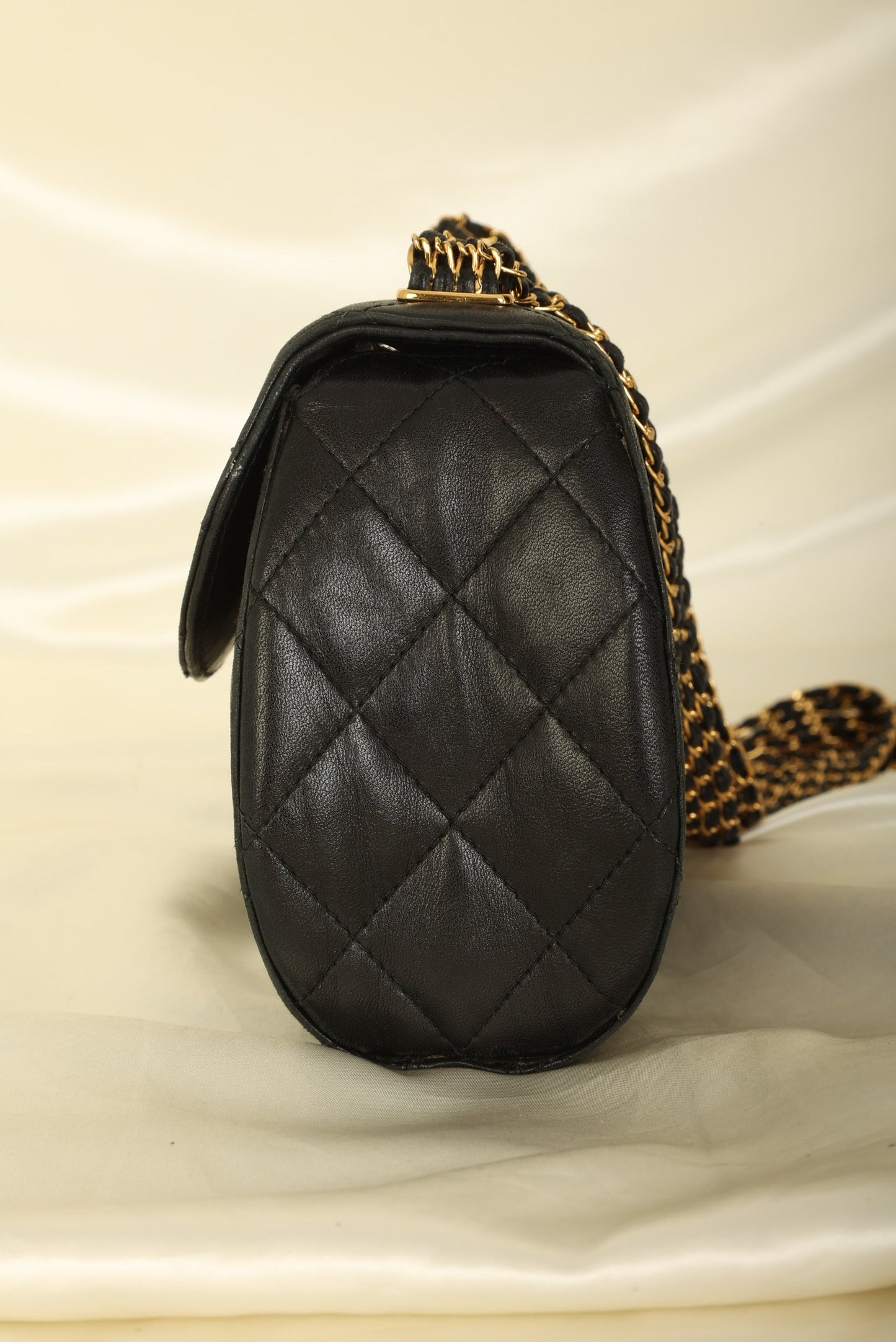 Extremely Rare Chanel 1994 Lambskin Multi Chain Bag