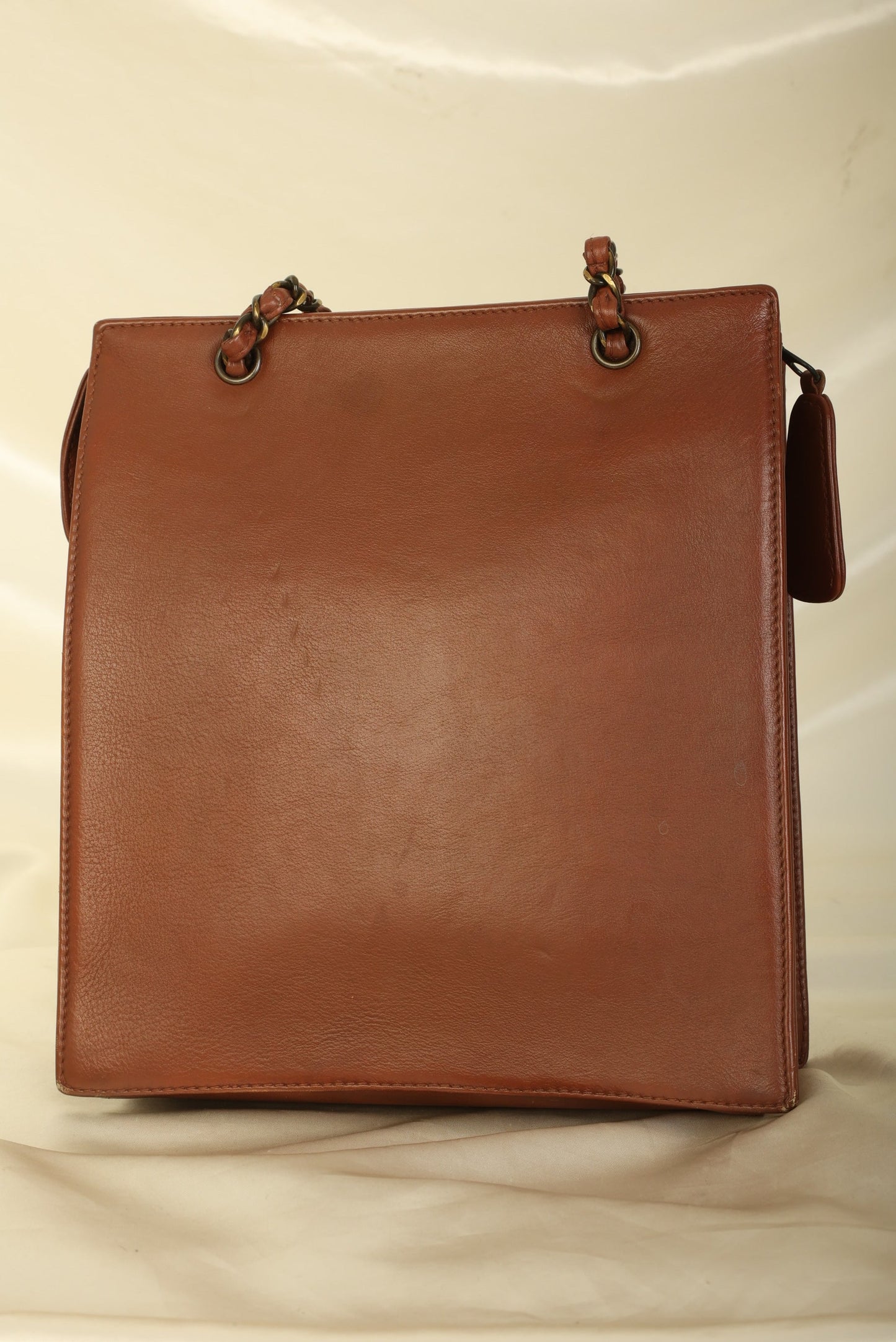 Chanel 1997 Calfskin Turnlock Tote