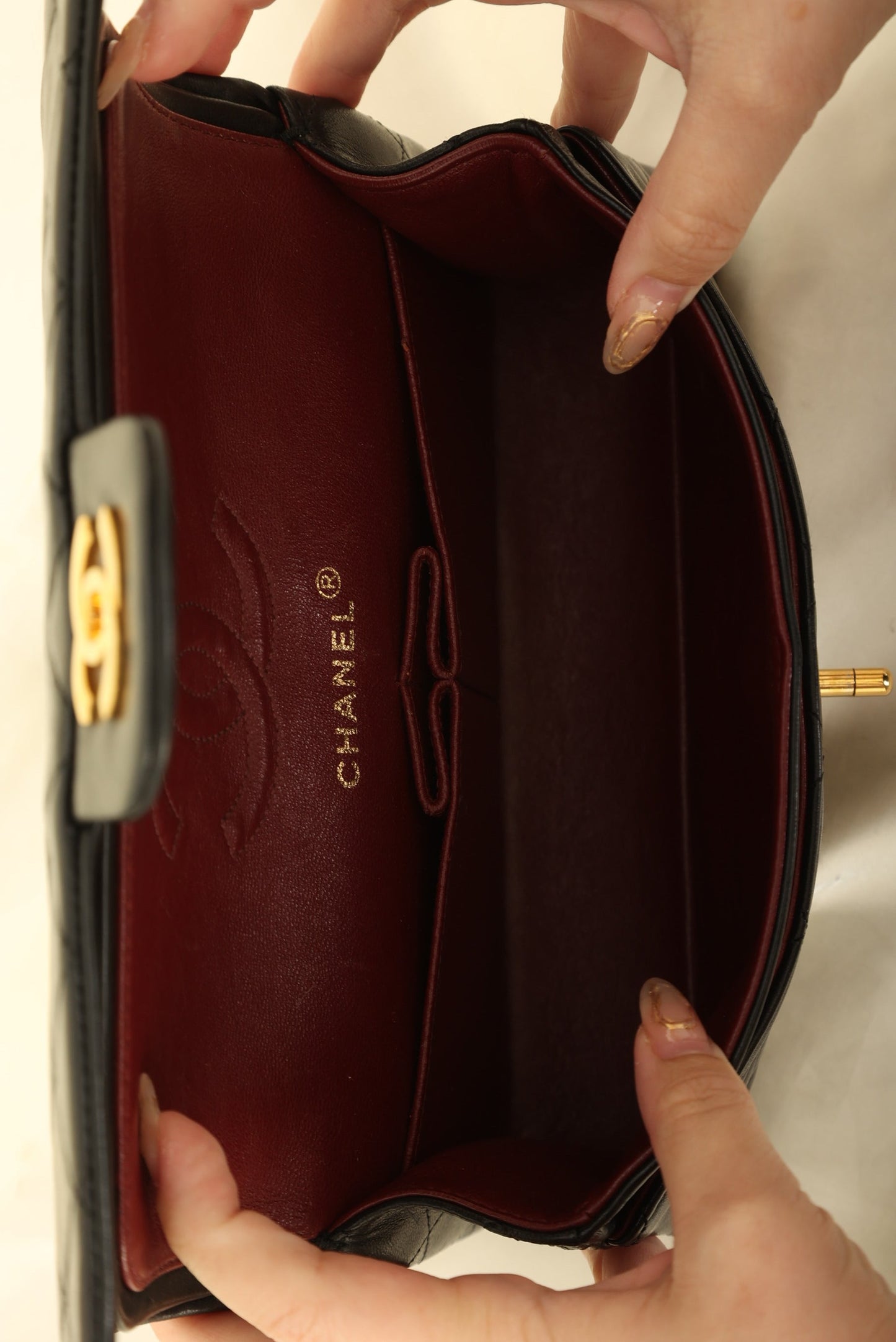 Chanel 1989 Lambskin Small Double Flap