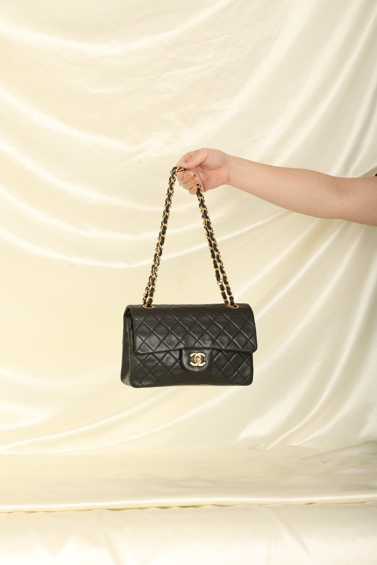 Chanel 1989 Lambskin Small Double Flap