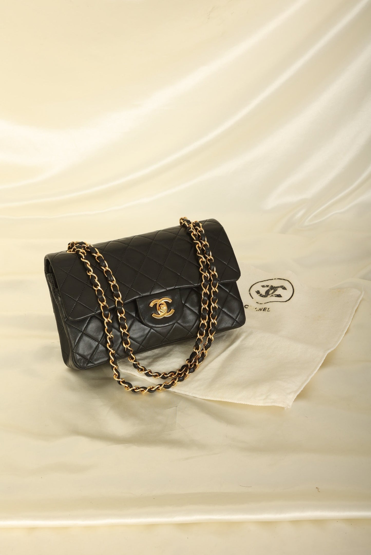 Chanel 1989 Lambskin Small Double Flap