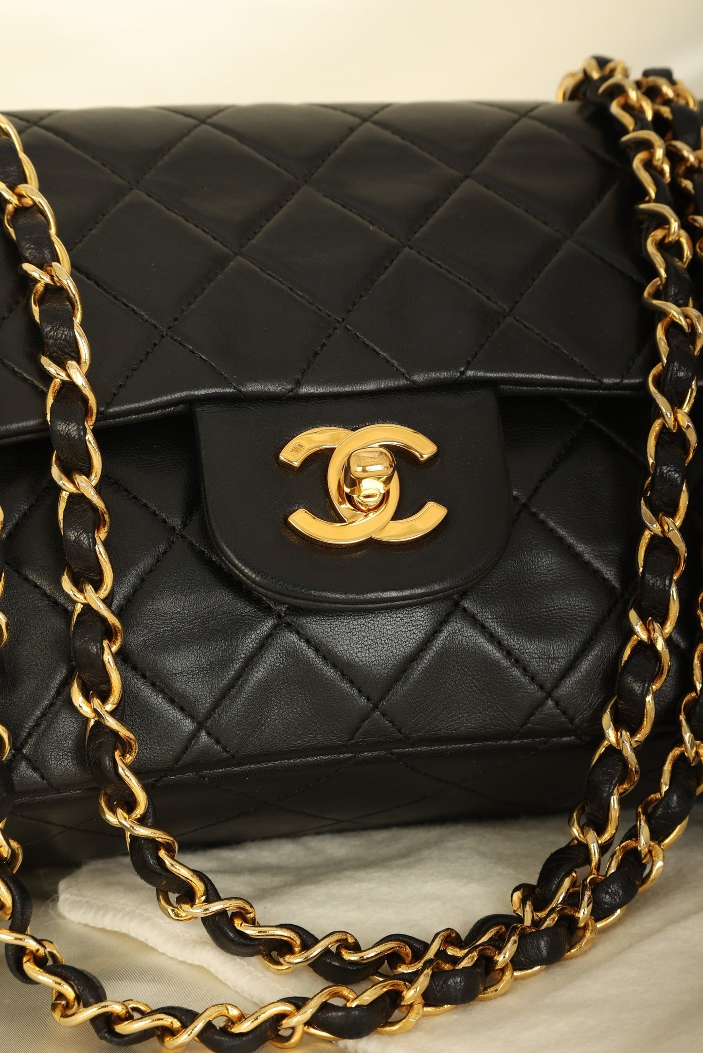 Chanel 1989 Lambskin Small Double Flap