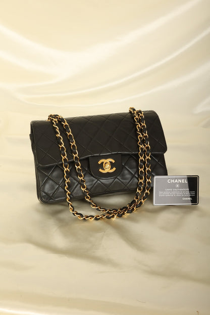 Chanel 1989 Lambskin Small Double Flap