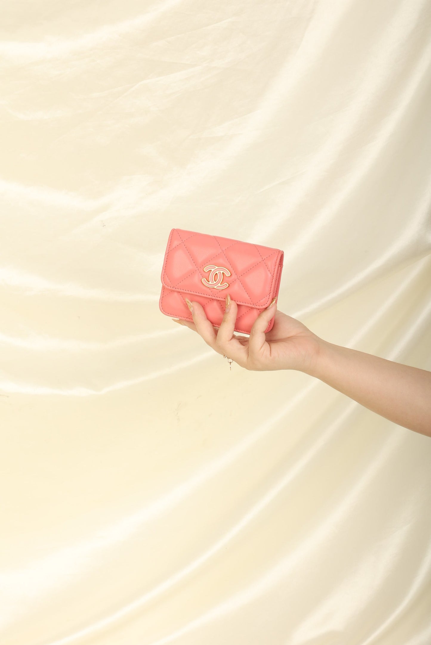 Chanel 2021 Lambskin Chain Waist Bag