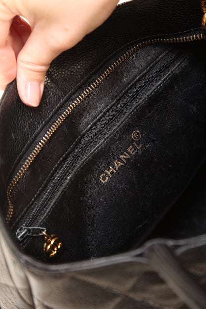 Chanel Caviar Medallion Tote