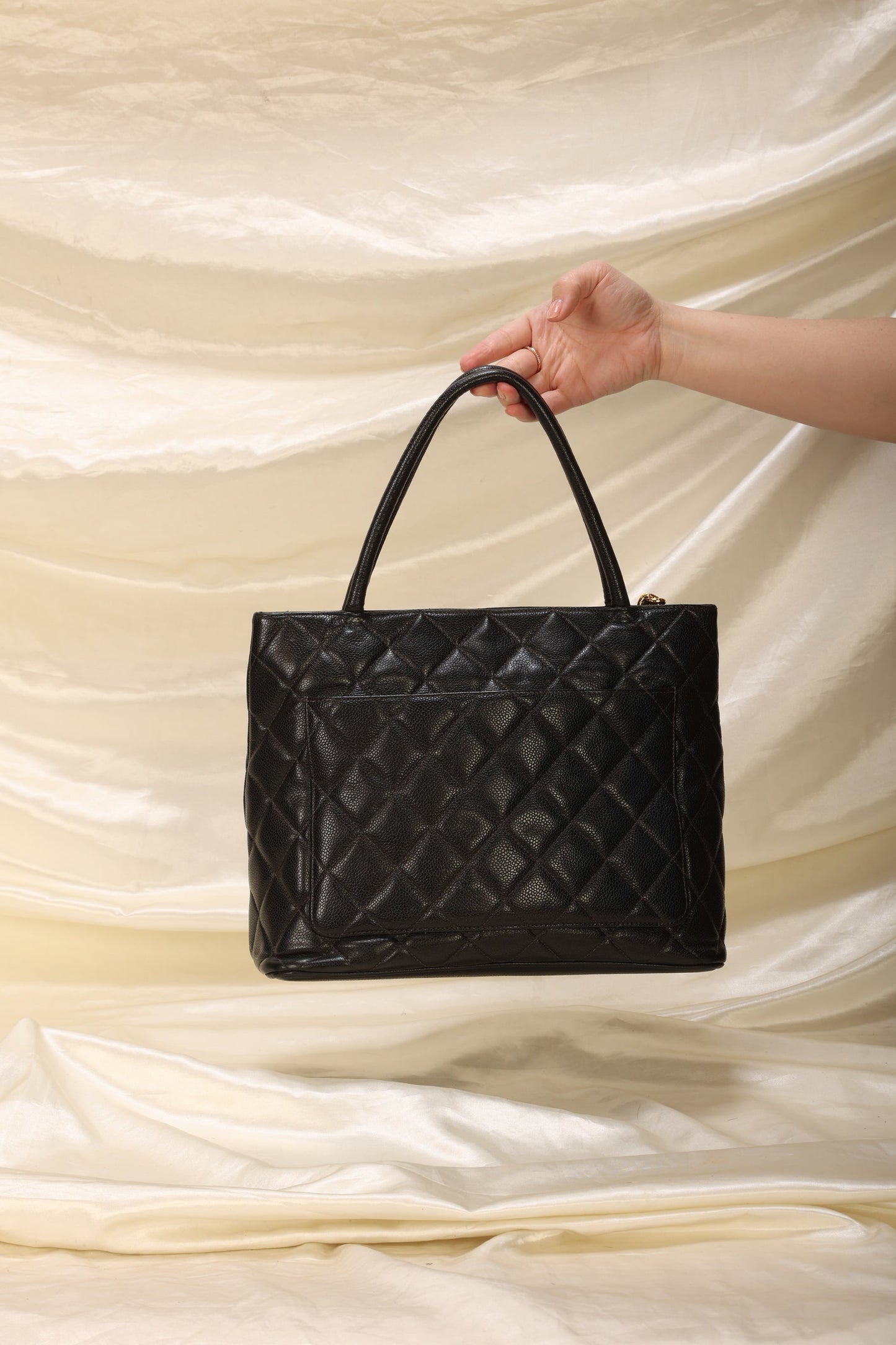 Chanel Caviar Medallion Tote
