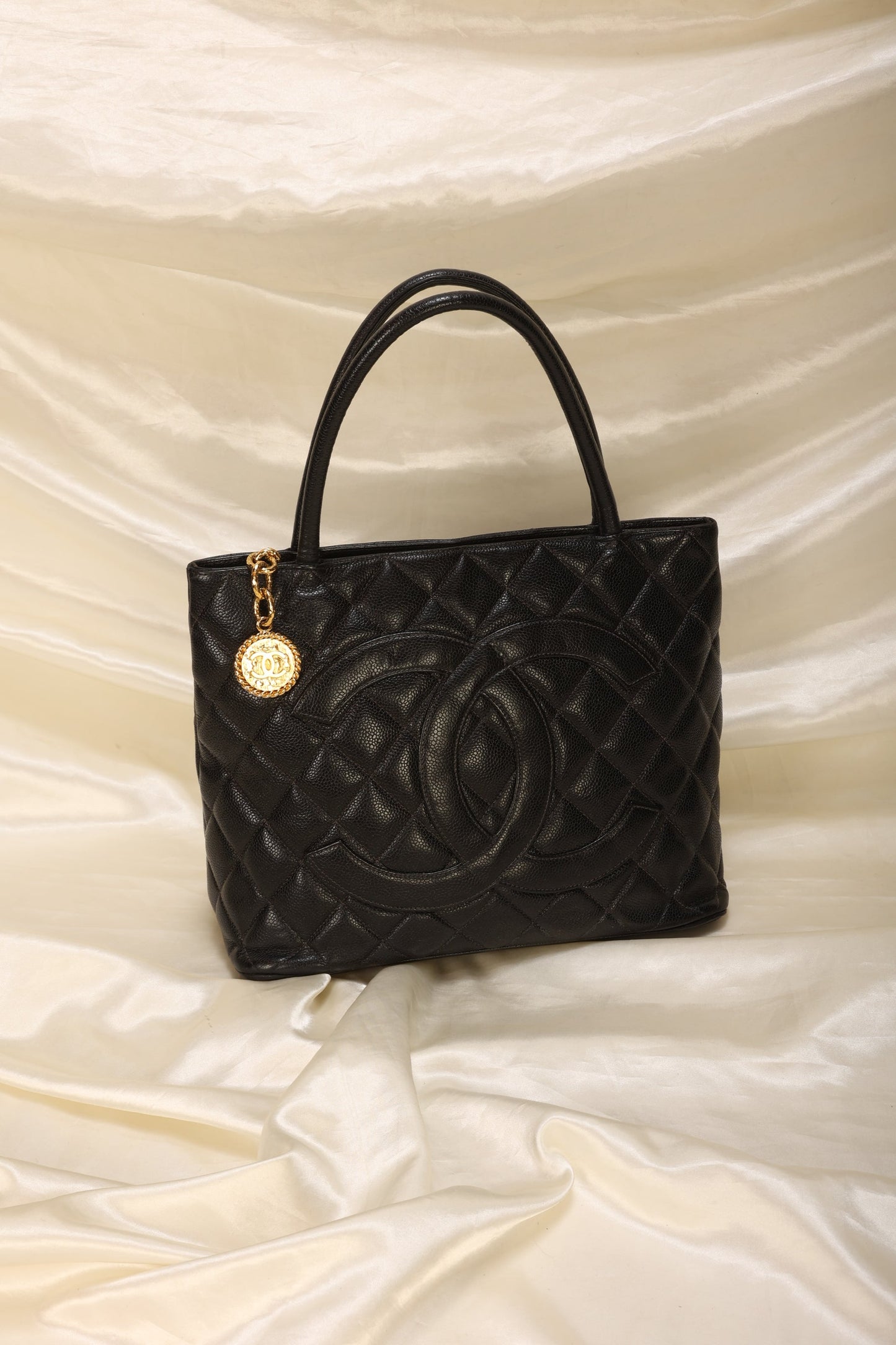Chanel Caviar Medallion Tote