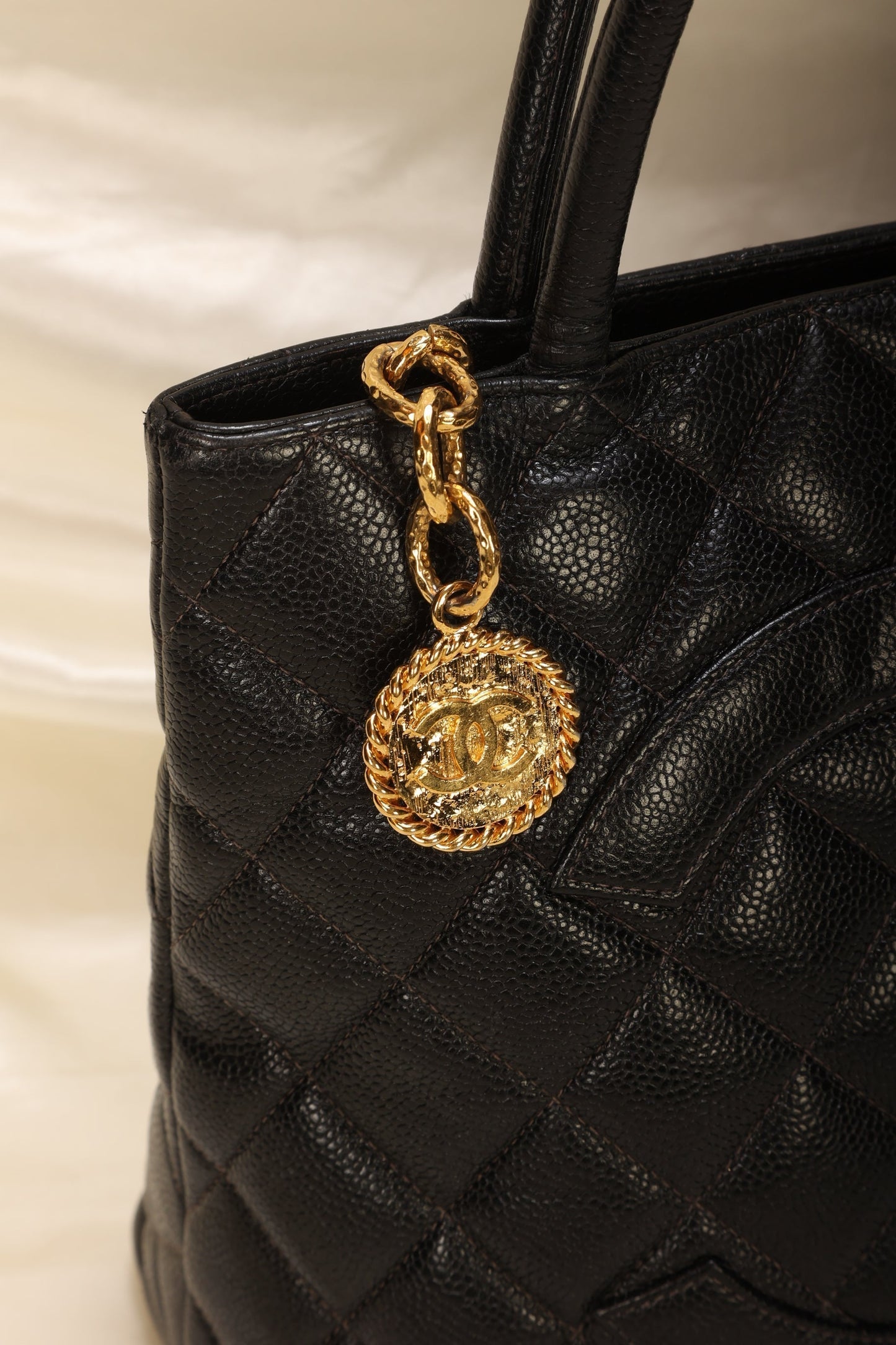 Chanel Caviar Medallion Tote