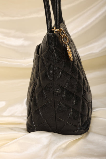 Chanel Caviar Medallion Tote