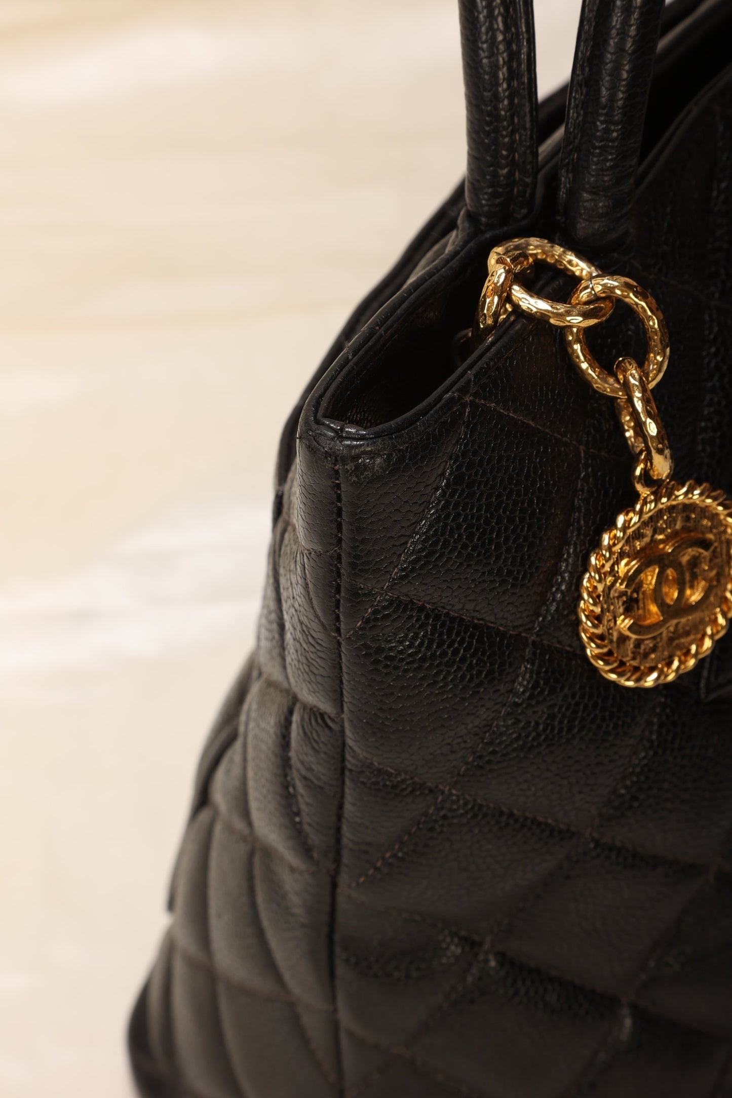 Chanel Caviar Medallion Tote