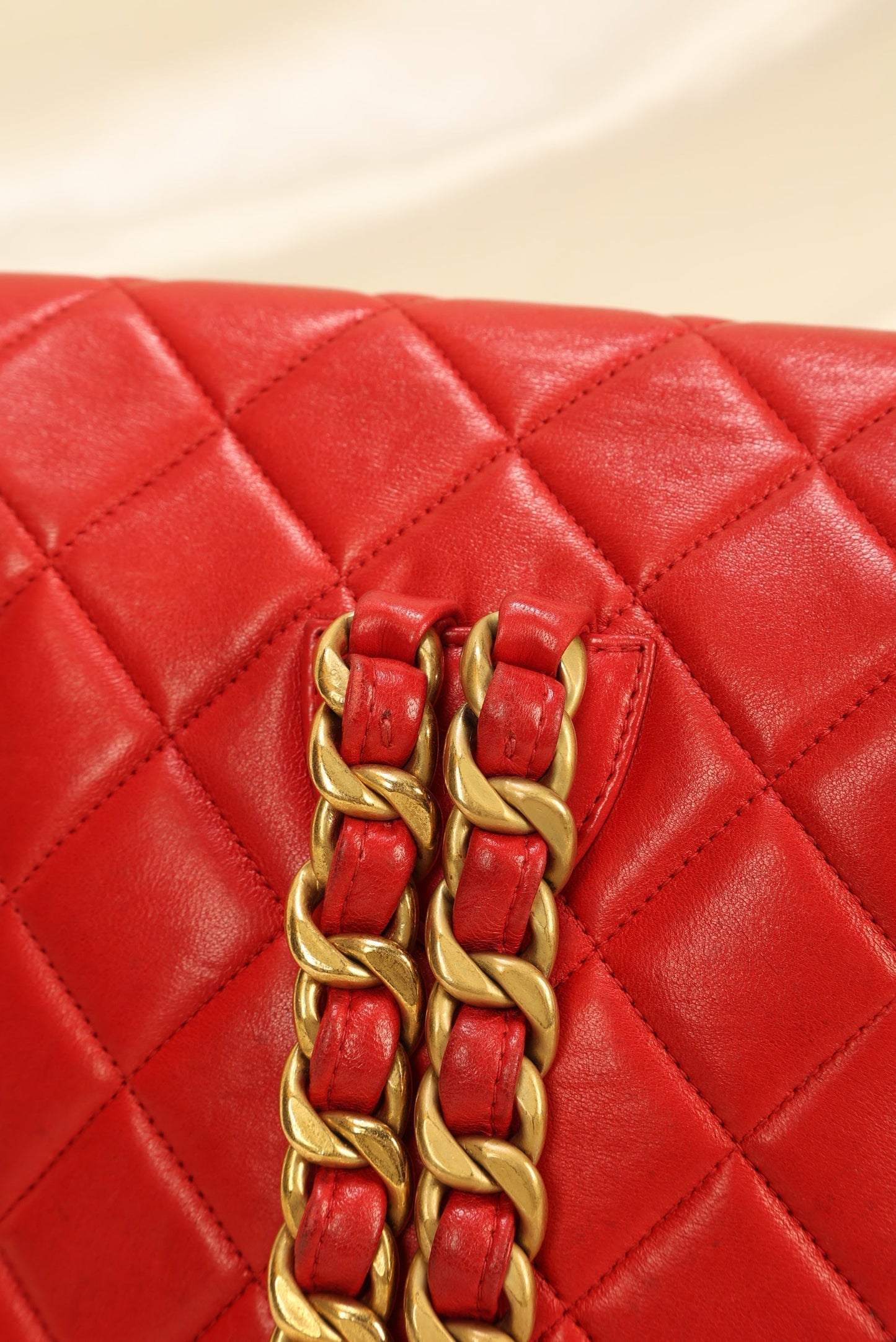 Extremely Rare Chanel Lambskin Double Turnlock Backpack