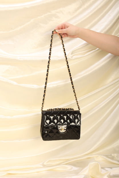 Chanel Patent Mini Square Flap