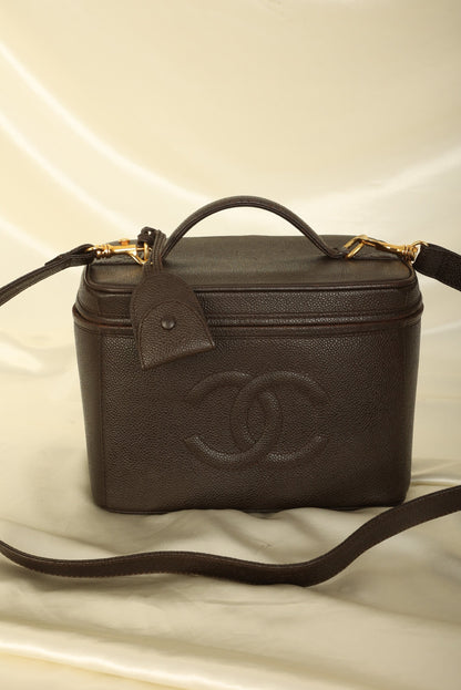 Chanel 1997 Caviar Vanity Case