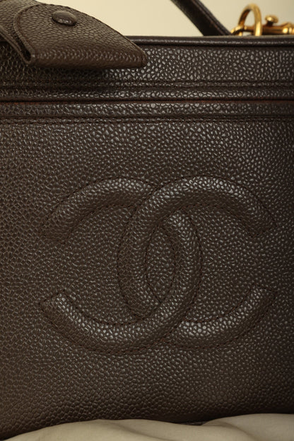 Chanel 1997 Caviar Vanity Case
