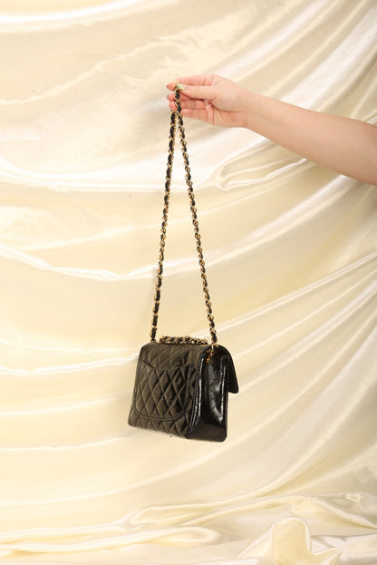 Chanel Patent Mini Square Flap