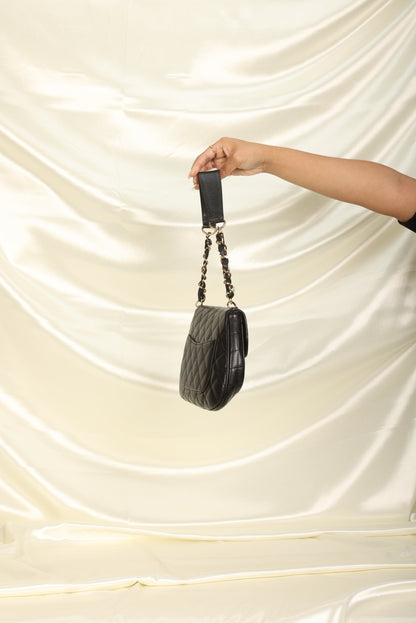 Extremely Rare Chanel Caviar Half Moon Flap