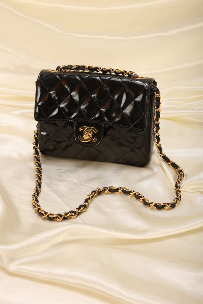 Chanel Patent Mini Square Flap