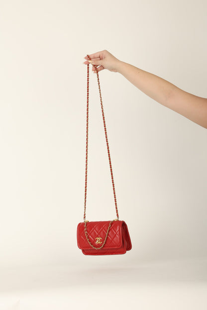 Chanel 2020 Calfskin Chain Flap
