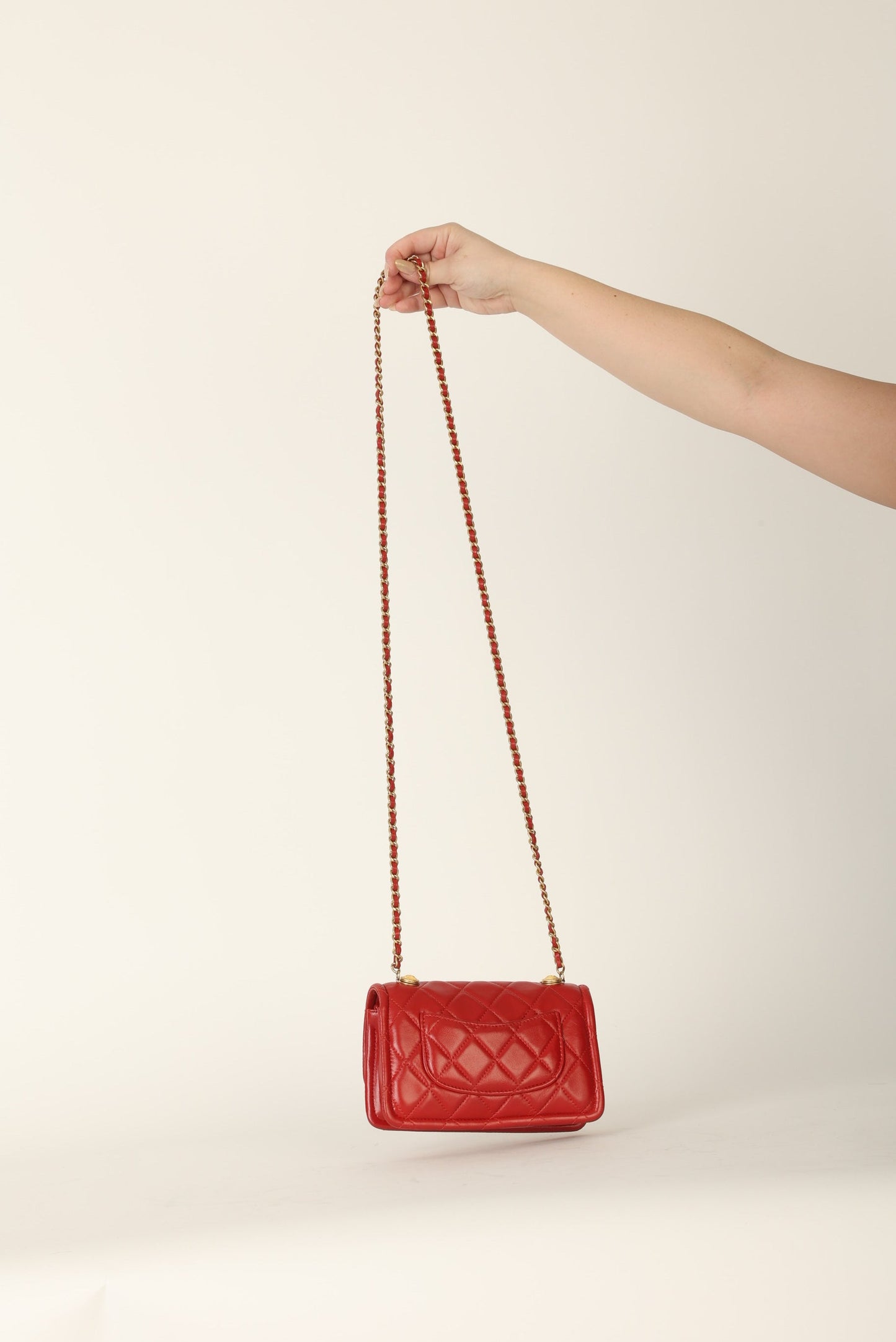 Chanel 2020 Calfskin Chain Flap