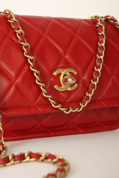 Chanel 2020 Calfskin Chain Flap
