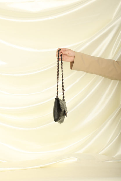 Extremely Rare Chanel Lambskin Camellia Pochette