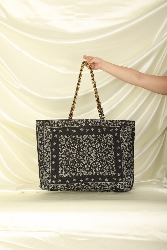 Extremely Rare Chanel Bandana Tote
