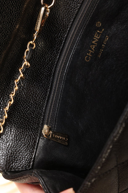 Chanel Caviar Clutch on Chain