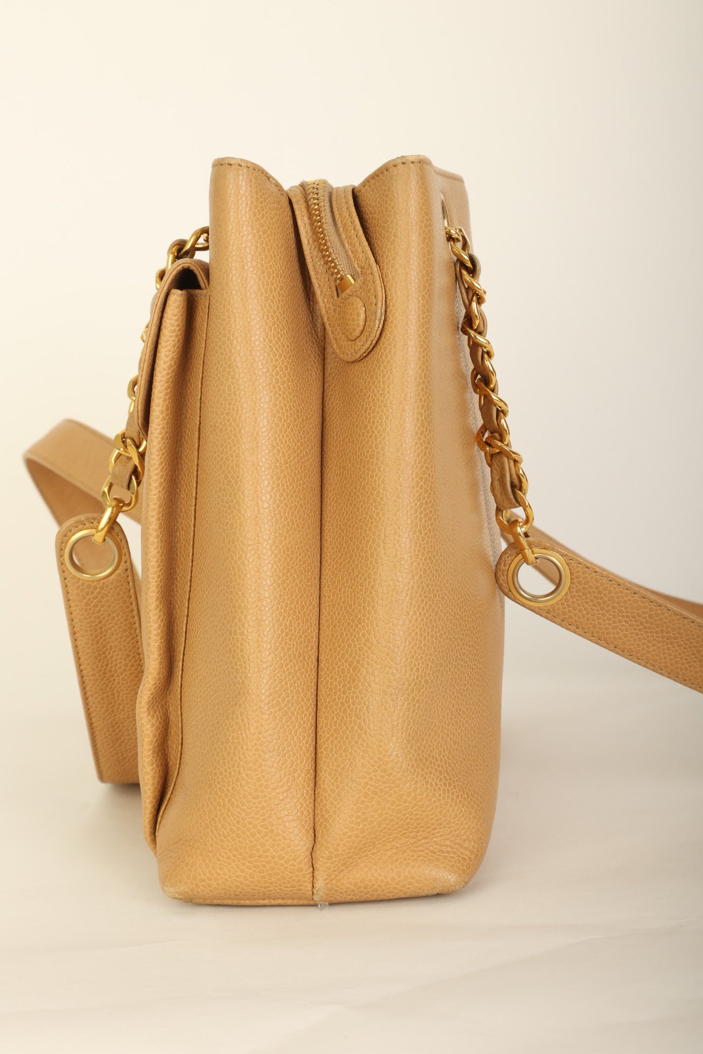 Chanel Caviar Turnlock Tote